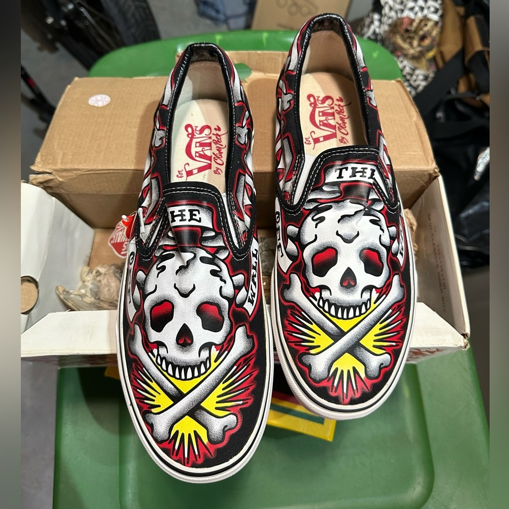 Vans Oliver peck slip on signed by Oliver peck 2007